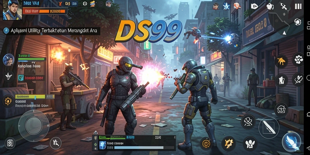 Tampilan antarmuka aplikasi DS99 yang mudah digunakan.